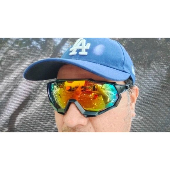 Outdoor Cycling Sunglasses UV Protection Windproof Glasses Polarized Lens Men - Picture 3 of 9